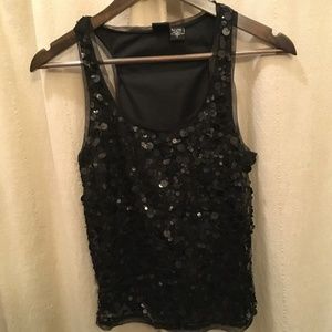 Sequin tank top